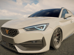 Seat Leon Sportstourer Cupra 3D Модель