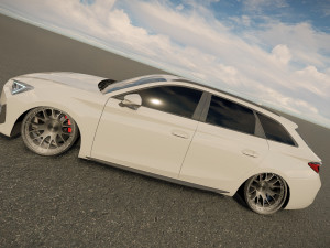 Seat Leon Sportstourer Cupra 3D Модель