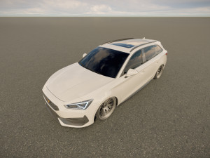 Seat Leon Sportstourer Cupra 3D Модель