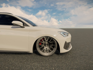 Seat Leon Sportstourer Cupra 3D Модель