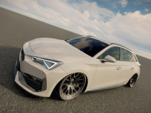 Seat Leon Sportstourer Cupra 3D Модель