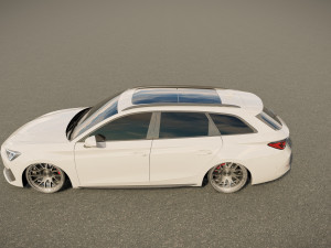 Seat Leon Sportstourer Cupra 3D Модель
