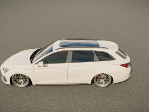 Seat Leon Sportstourer Cupra 3D Model