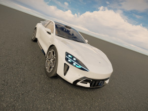 Xiaomi SU7 2024 3D Model