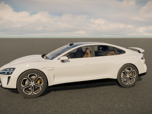 Xiaomi SU7 2024 3D Model