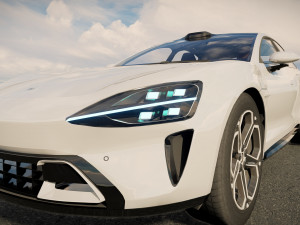 Xiaomi SU7 2024 3D Model