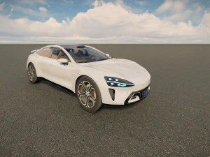 小米 SU7 2024 3D 模型