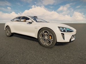 Xiaomi SU7 2024 3D Model