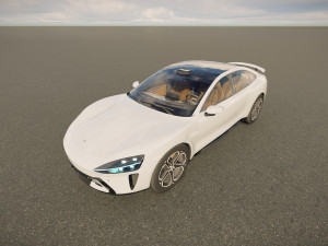 Xiaomi SU7 2024 3D Model