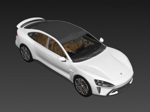 Xiaomi SU7 2024 3D Model
