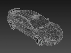 Xiaomi SU7 2024 3D Model