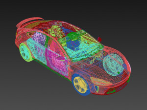 Xiaomi SU7 2024 3D Model