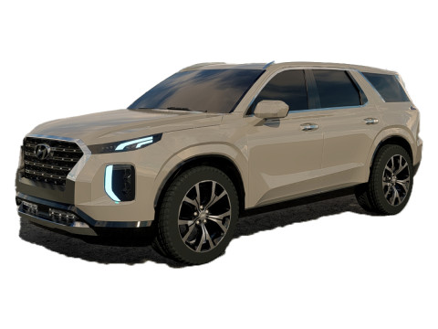 Hyundai Palisade Modelo 3D