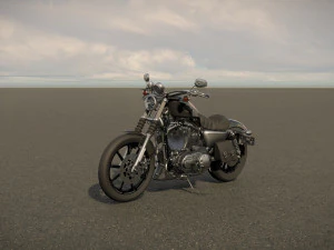 Harley Davidson Iron 883 3D Model