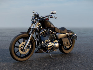 Harley Davidson Iron 883 3D Model