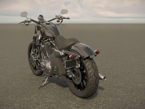 Harley Davidson Iron 883 3D Model