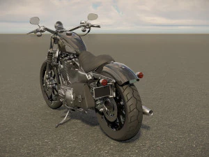 Harley Davidson Iron 883 3D Model