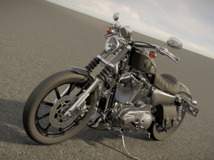 Harley Davidson Iron 883 3D Model