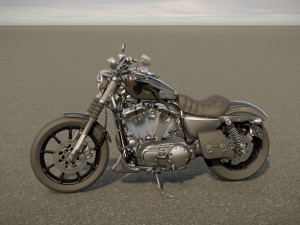 Harley Davidson Iron 883 3D Model
