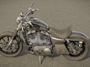 Harley Davidson Iron 883 3D Model