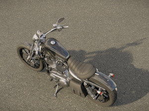 Harley Davidson Iron 883 3D Model