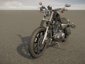 Harley Davidson Iron 883 3D Model