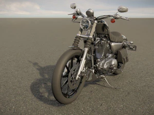 Harley Davidson Iron 883 3D Model