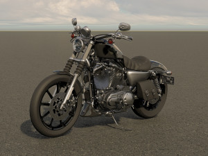 Harley Davidson Iron 883 3D Model