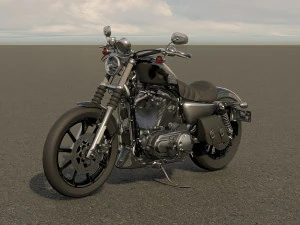 Harley Davidson Iron 883 3D Model