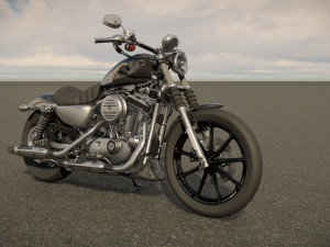 Harley Davidson Iron 883 3D Model