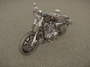 Harley Davidson Iron 883 3D Model