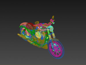 Harley Davidson Iron 883 3D Model