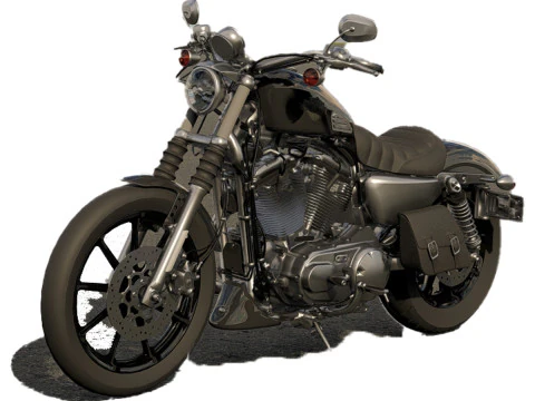 Harley Davidson Iron 883 3D Model