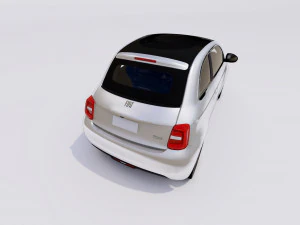 Fiat 500e 2021 3D Model