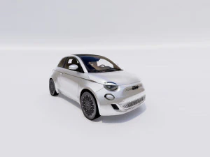 Fiat 500e 2021 3D Model