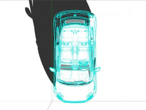 Fiat 500e 2021 3D Model