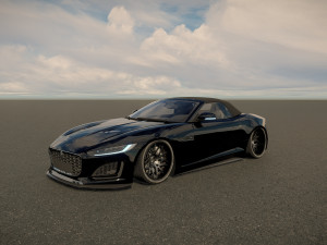 Jaguar F-Type Convertible R Model 3D