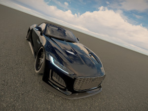 Jaguar F-Type Convertible R Model 3D