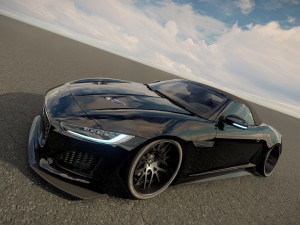 Jaguar F-Type Convertible R Model 3D