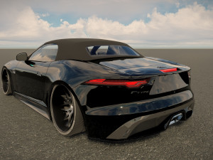 Jaguar F-Type Convertible R Model 3D