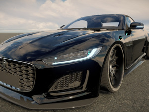 Jaguar F-Type Convertible R Model 3D