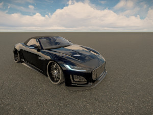 Jaguar F-Type Convertible R Model 3D