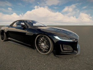 Jaguar F-Type Convertible R Model 3D