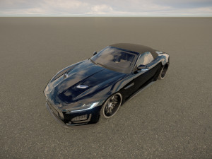 Jaguar F-Type Convertible R Model 3D