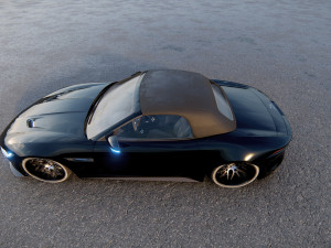 Jaguar F-Type Convertible R Model 3D