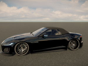 Jaguar F-Type Convertible R Model 3D