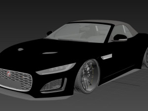 Jaguar F-Type Convertible R Model 3D