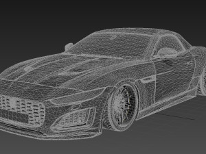Jaguar F-Type Convertible R Model 3D