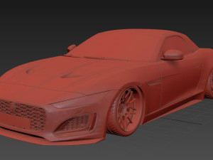 Jaguar F-Type Convertible R Model 3D