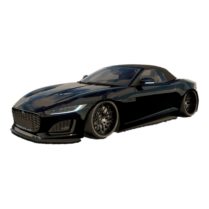 Jaguar F-Type Convertible R Model 3D .c4d .max .obj .3ds .fbx .stl .blend 